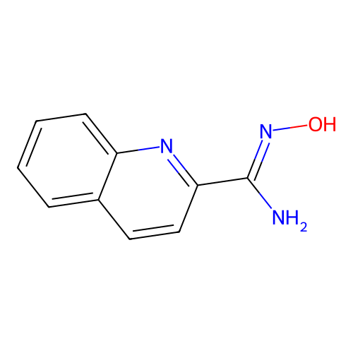 N'-hydroxyquinoline-2-carboximidamide structure