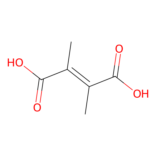 2,3-Dimethylfumaric acid structure