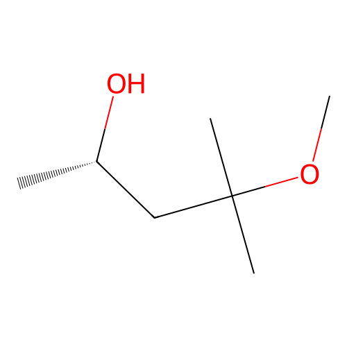 (2S)-4-methoxy-4-methylpentan-2-ol structure