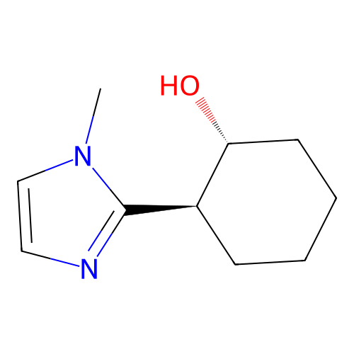 rac-(1R,2S)-2-(1-methyl-1H-imidazol-2-yl)cyclohexan-1-ol structure