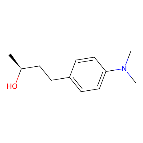 (2S)-4-[4-(dimethylamino)phenyl]butan-2-ol structure