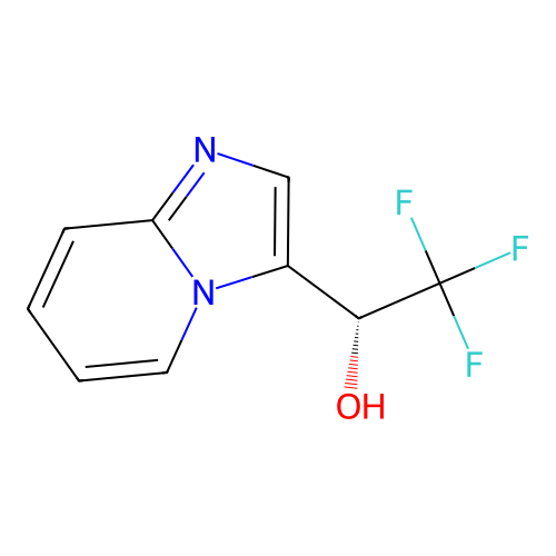 (1R)-2,2,2-trifluoro-1-{imidazo[1,2-a]pyridin-3-yl}ethan-1-ol structure