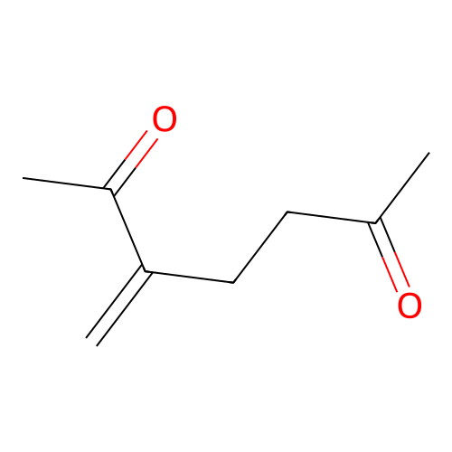 3-Methylene-2,6-heptanedione structure