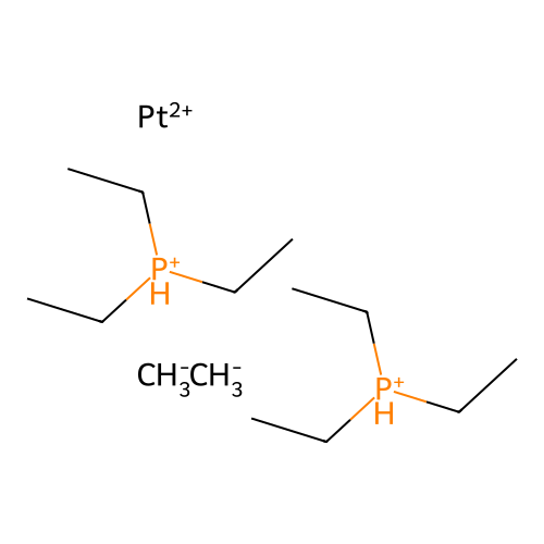 Carbanide;platinum(2+);bis(triethylphosphanium) structure