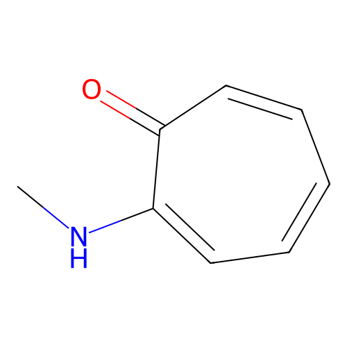 2-(Methylamino)cyclohepta-2,4,6-trien-1-one structure