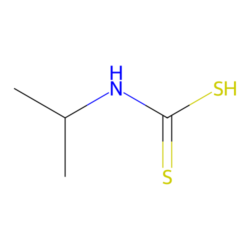 Methanedithioic acid, isopropylamino- structure