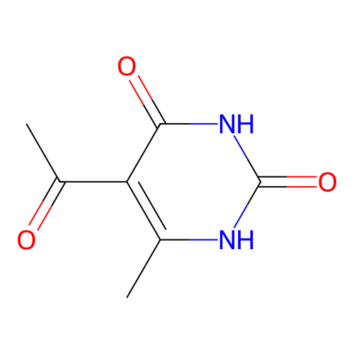 5-Acetyl-6-methylpyrimidine-2,4(1H,3H)-dione structure