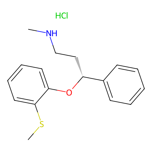 (R)-N-Methyl-3-(2-(methylthio)phenoxy)-3-phenylpropanamine hydrochloride structure
