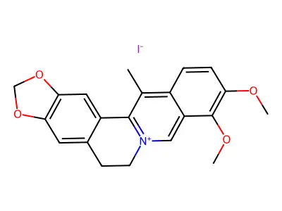 13-Methylberberine iodide structure