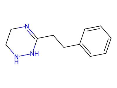 as-Triazine, 1,4,5,6-tetrahydro-3-phenethyl- structure