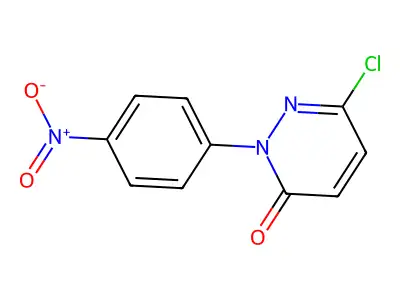 6-Chloro-2-(4-nitro-phenyl)-2H-pyridazin-3-one structure