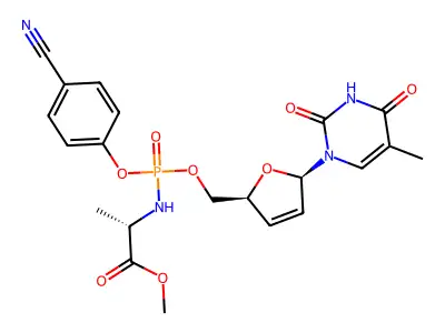 d4T deriv. structure