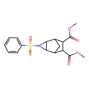 1-(1,1,2,3,3,3-Hexafluoropropyl)aziridine structure