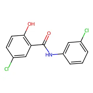 3',5-Dichlorosalicylanilide structure