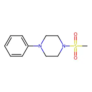 1-Methylsulfonyl-4-phenylpiperazine structure