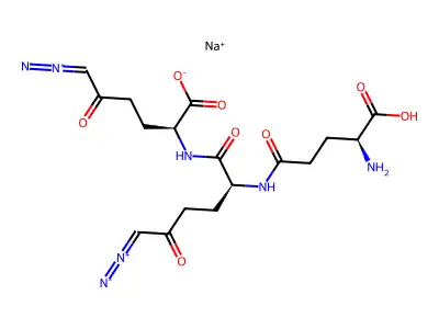 Azotomycin monosodium structure