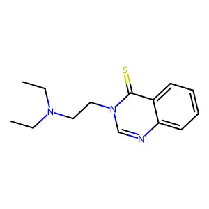 3-(2-Diethylaminoethyl)quinazola-4-thione structure