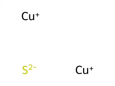 硫化亞銅 structure