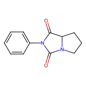 2-phenyltetrahydro-1H-pyrrolo[1,2-c]imidazole-1,3(2H)-dione structure