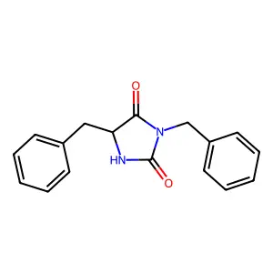 3,5-Dibenzylimidazolidine-2,4-dione structure