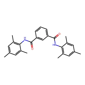N1,N3-Bis(2,4,6-trimethylphenyl)-1,3-benzenedicarboxamide structure