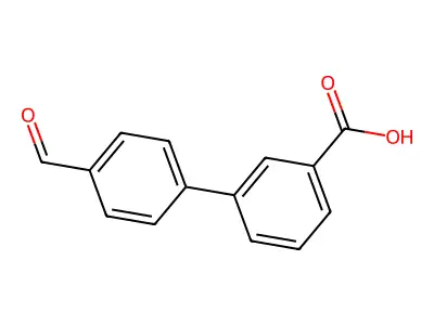 3-(4-Formylphenyl)benzoic acid structure