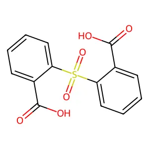 2,2'-Dicarboxydiphenylsulphone structure