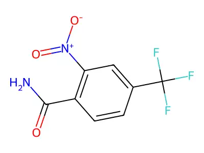 2-Nitro-4-(trifluoromethyl)benzamide structure