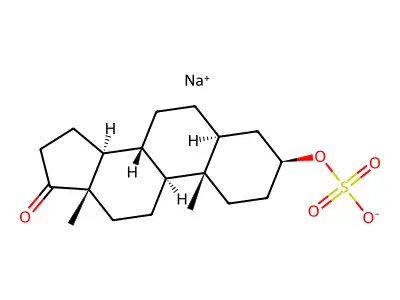 EPIANDROSTERONE SULFATE SODIUM structure