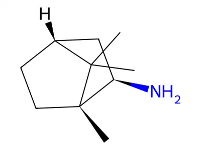 (1R,2R,4R)-1,7,7-trimethylbicyclo[2.2.1]heptan-2-amine structure