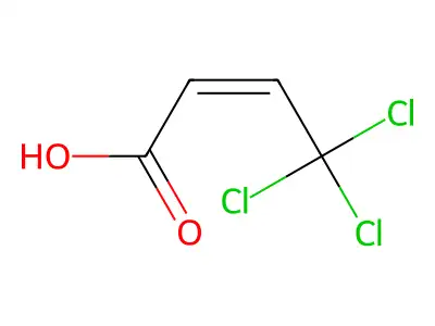 4,4,4-Trichloro-but-2-enoic acid structure