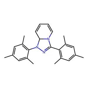 1,3-Bis(2,4,6-trimethylphenyl)-1,8a-dihydro[1,2,4]triazolo[4,3-a]pyridine structure