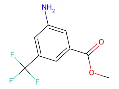 Methyl 3-amino-5-(trifluoromethyl)benzoate structure