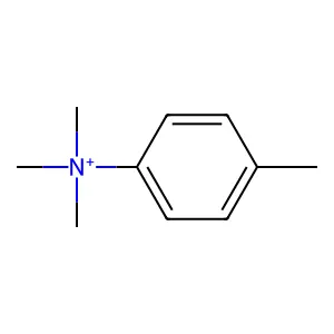 Benzenaminium, N,N,N,4-tetramethyl- structure