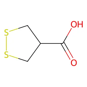 1,2-二硫戊环-4-甲酸 structure