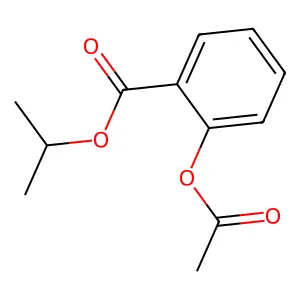 Isopropyl Acetylsalicylate structure