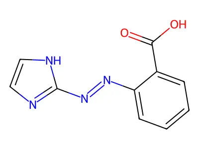 2-[2-(1H-imidazol-2-yl)diazenyl]Benzoic acid structure