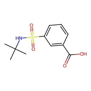 3-(Tert-butylsulfamoyl)benzoic acid structure