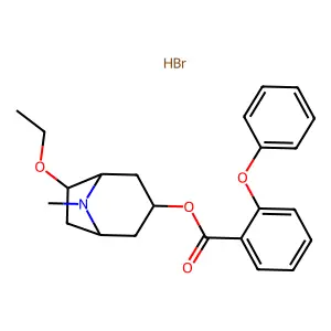 6-乙氧基托品邻苯氧基苯甲酸酯氢溴酸盐 structure