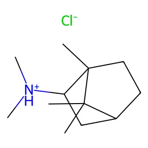2-Bornanamine, N,N-dimethyl-, hydrochloride, endo-(+-)- structure