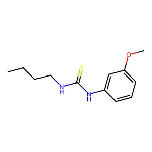 1-Butyl-3-(3-methoxyphenyl)thiourea structure