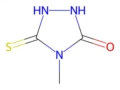 4-methyl-5-sulfanyl-4H-1,2,4-triazol-3-ol structure
