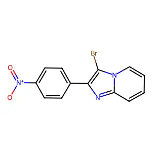 3-Bromo-2-(4-nitrophenyl)imidazo[1,2-a]pyridine structure