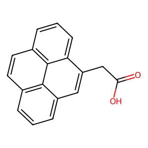 4-芘乙酸 structure