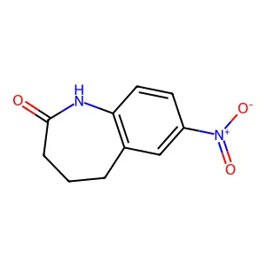7-nitro-2,3,4,5-tetrahydro-1H-1-benzazepin-2-one structure