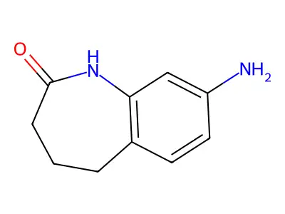 8-Amino-1,3,4,5-tetrahydro-2H-1-benzazepin-2-one structure