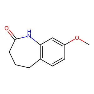 8-methoxy-2,3,4,5-tetrahydro-1H-1-benzazepin-2-one structure