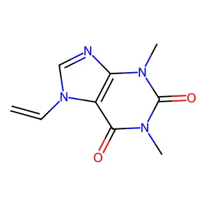 1H-Purine-2,6-dione, 7-ethenyl-3,7-dihydro-1,3-dimethyl- structure