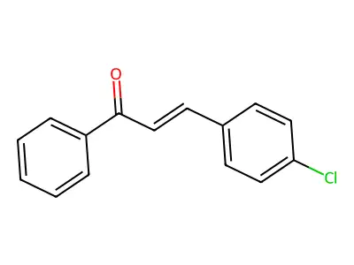 4-Chlorochalcone structure