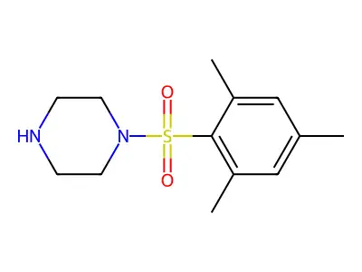 1-(2,4,6-Trimethylbenzenesulfonyl)piperazine structure